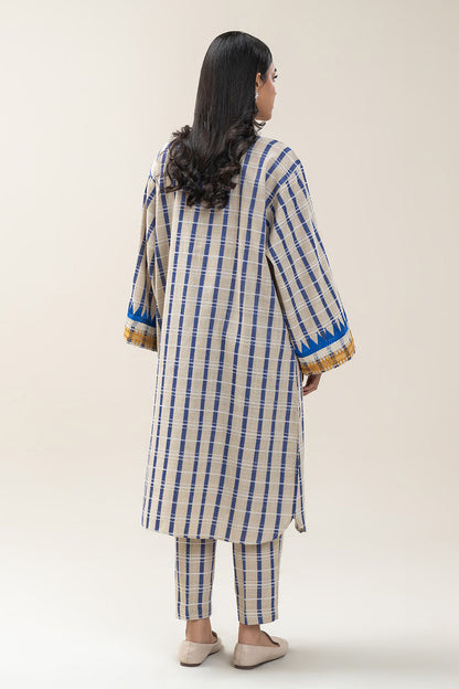 2 PIECE BASIC KHADDAR JACQUARD SUIT (PRET)