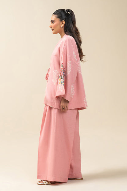 EMBROIDERED SELF JACQUARD SHIRT (PRET)
