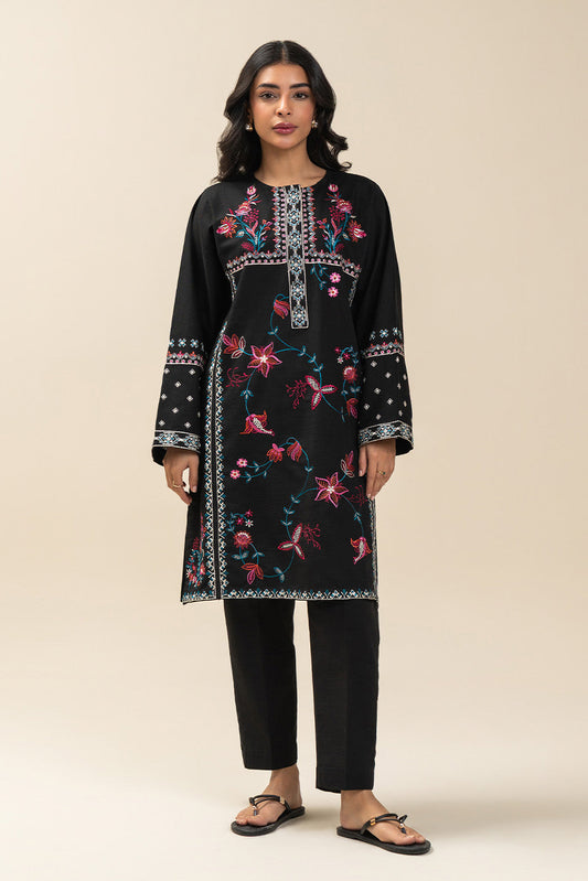 EMBROIDERED KHADDAR SHIRT (PRET)