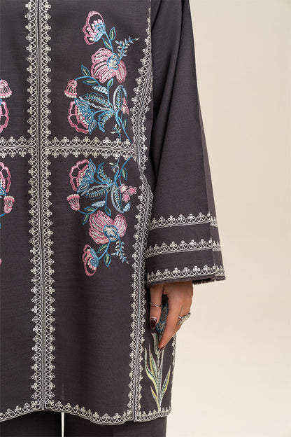 2 PIECE EMBROIDERED KHADDAR SUIT (PRET)