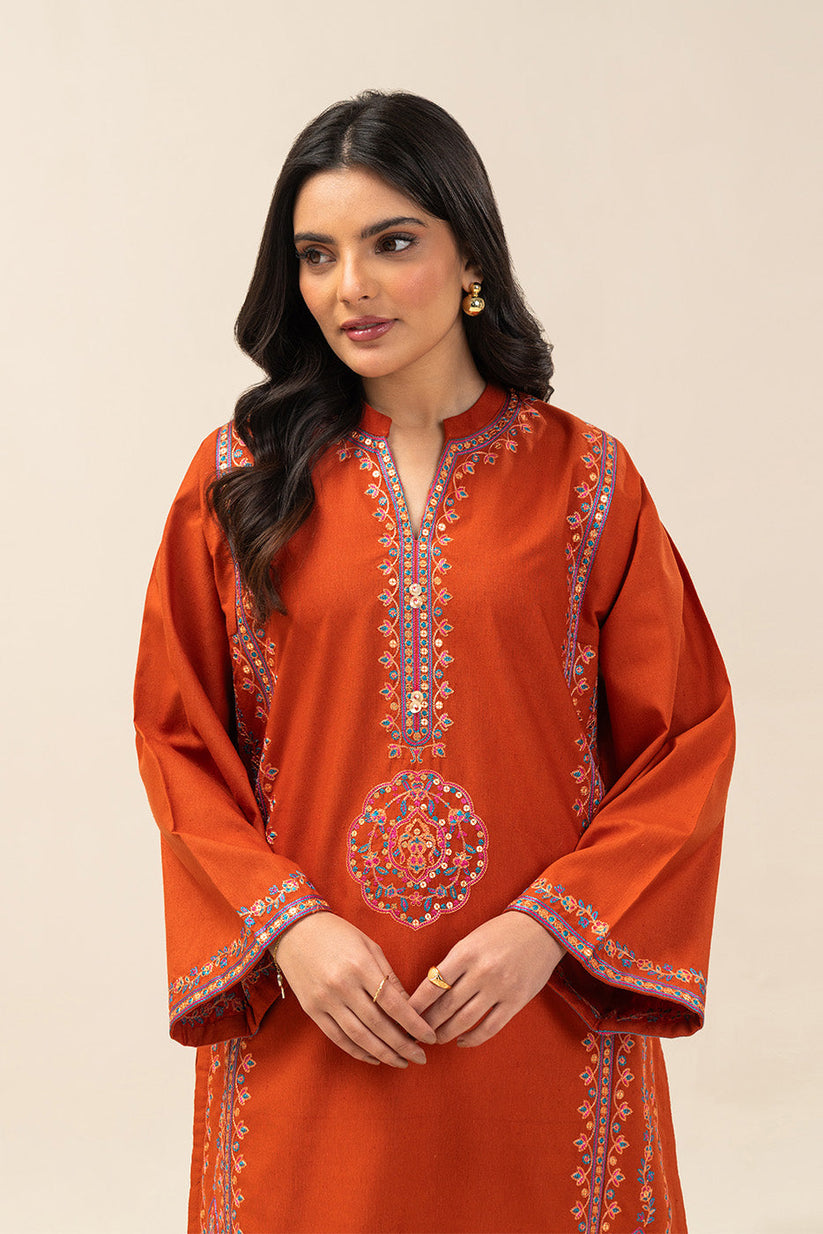 2 PIECE EMBROIDERED KARANDI SUIT (PRET) – Beechtree Factory Store