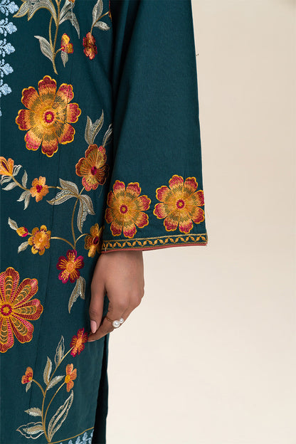 2 PIECE EMBROIDERED KARANDI SUIT (PRET)
