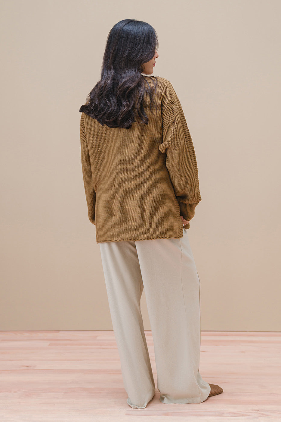 MOCK NECK PULLOVER