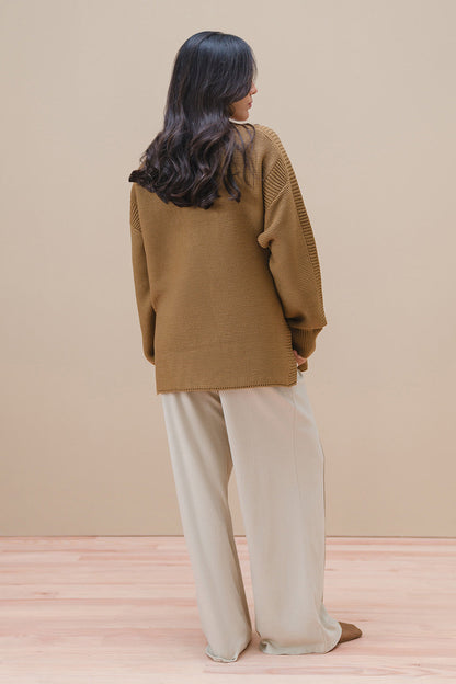 MOCK NECK PULLOVER