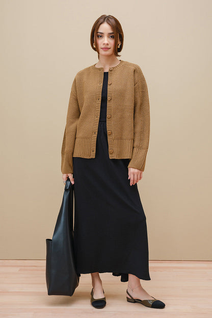 CHUNKY KNIT CARDIGAN