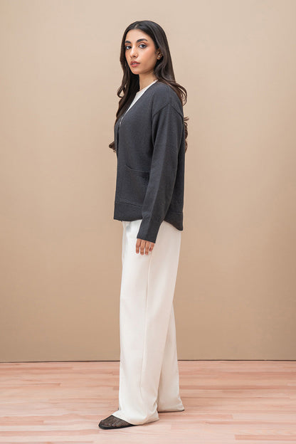 V-NECK LOOSE FIT CARDIGAN
