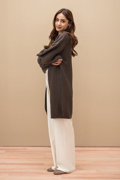 CABLE-KNIT CARDIGAN