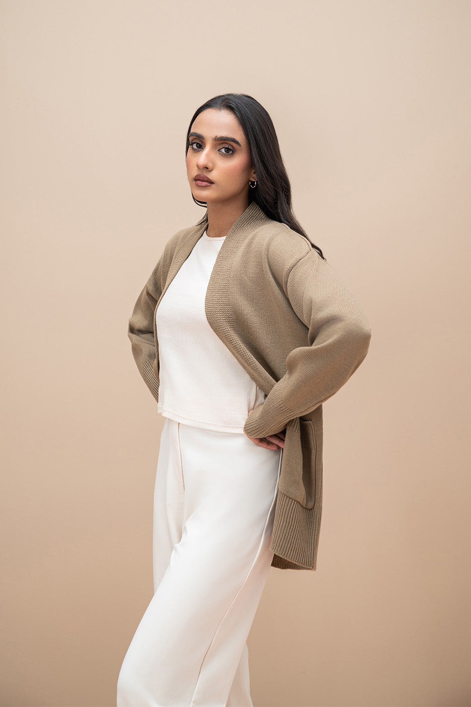 MID-LENGTH SHRUG