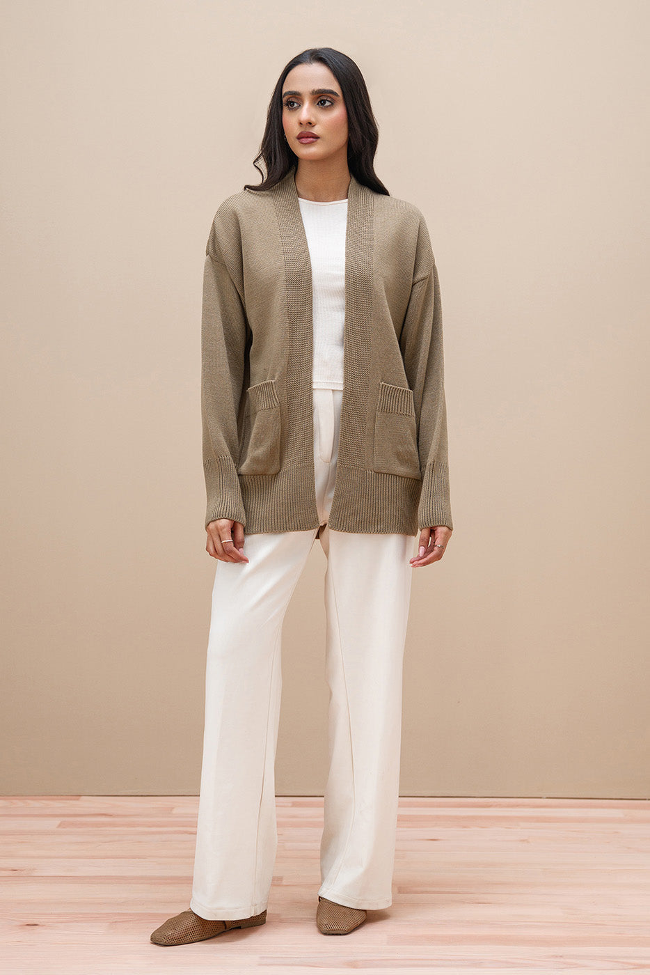 MID-LENGTH SHRUG