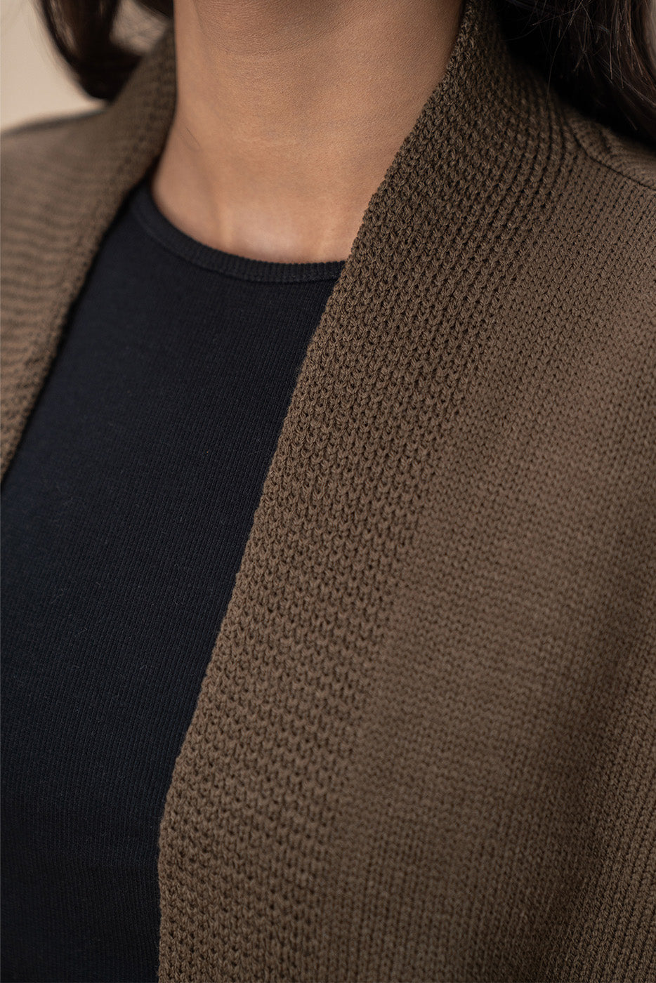 MID-LENGTH SHRUG