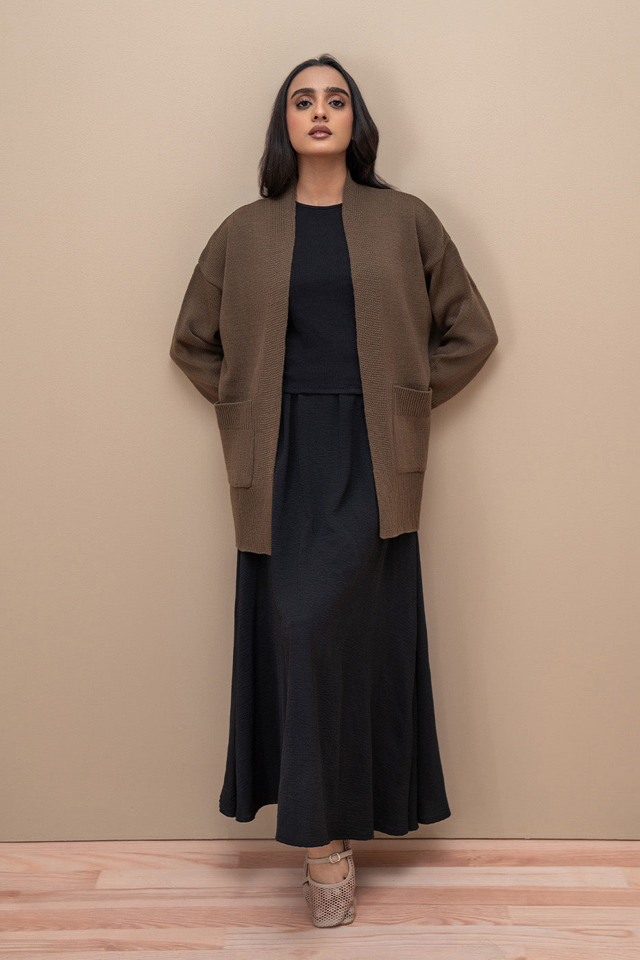 MID-LENGTH SHRUG