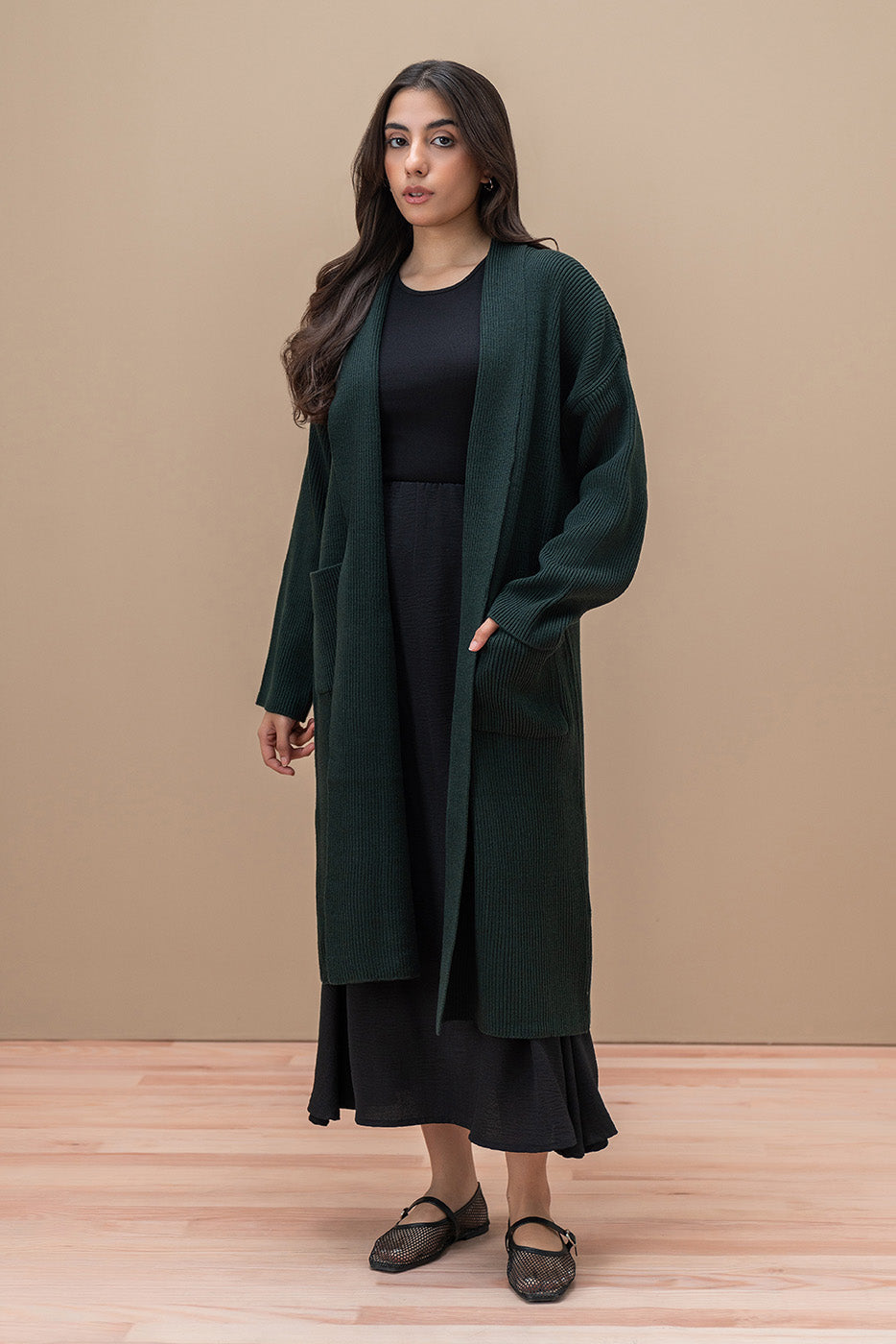 SHAWL COLLAR SHRUG