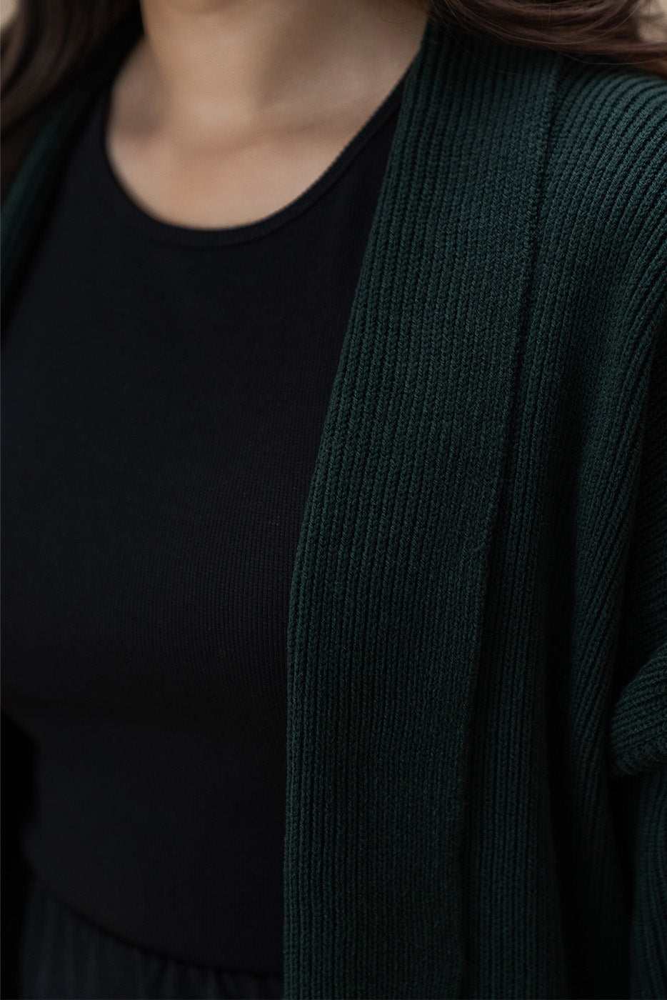 SHAWL COLLAR SHRUG