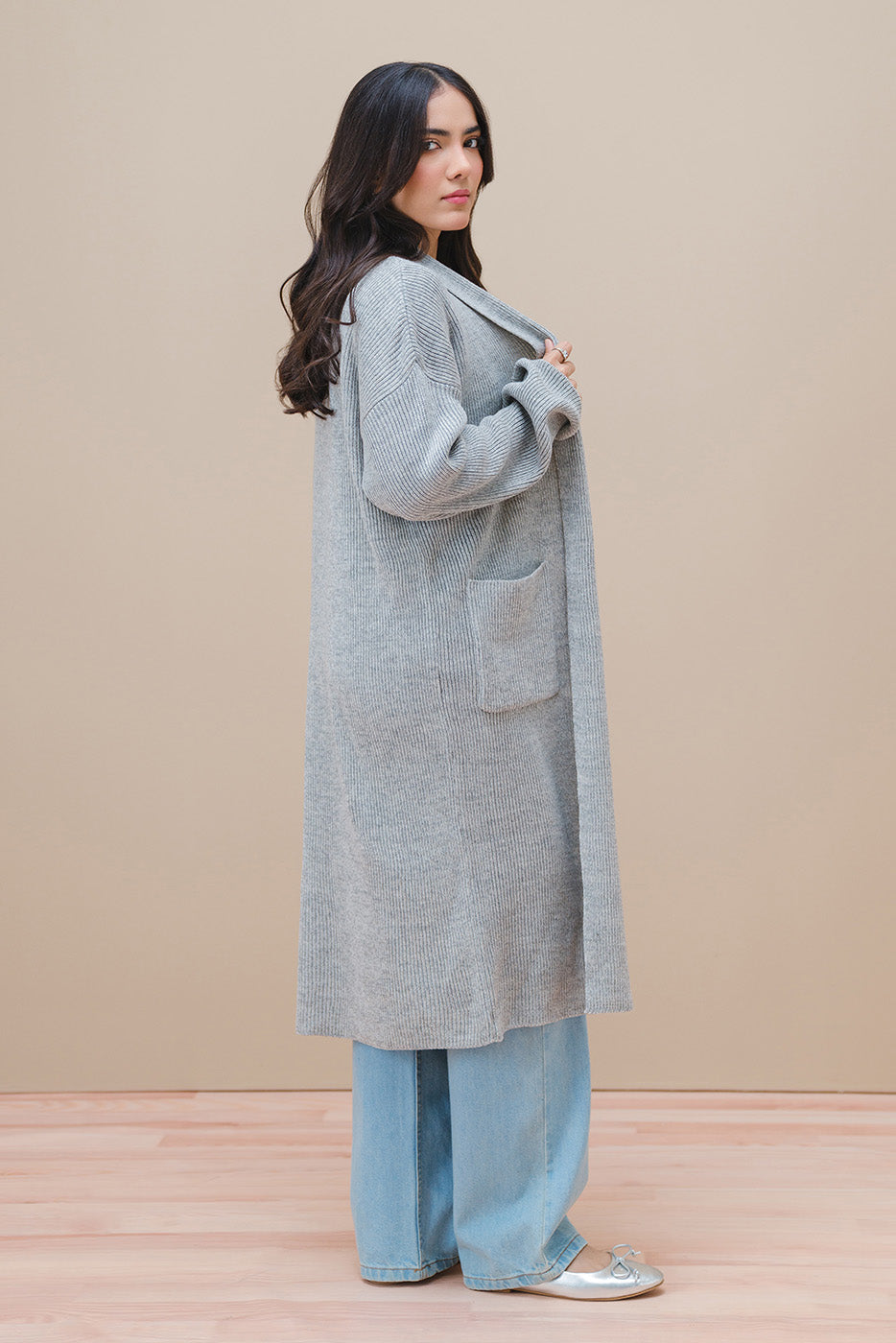 SHAWL COLLAR SHRUG