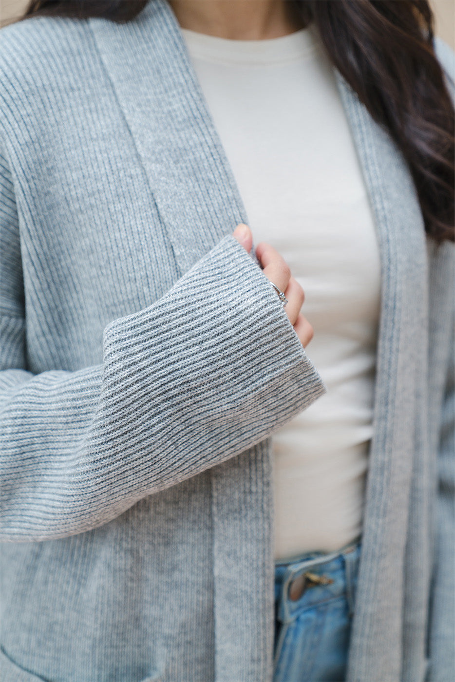 SHAWL COLLAR SHRUG