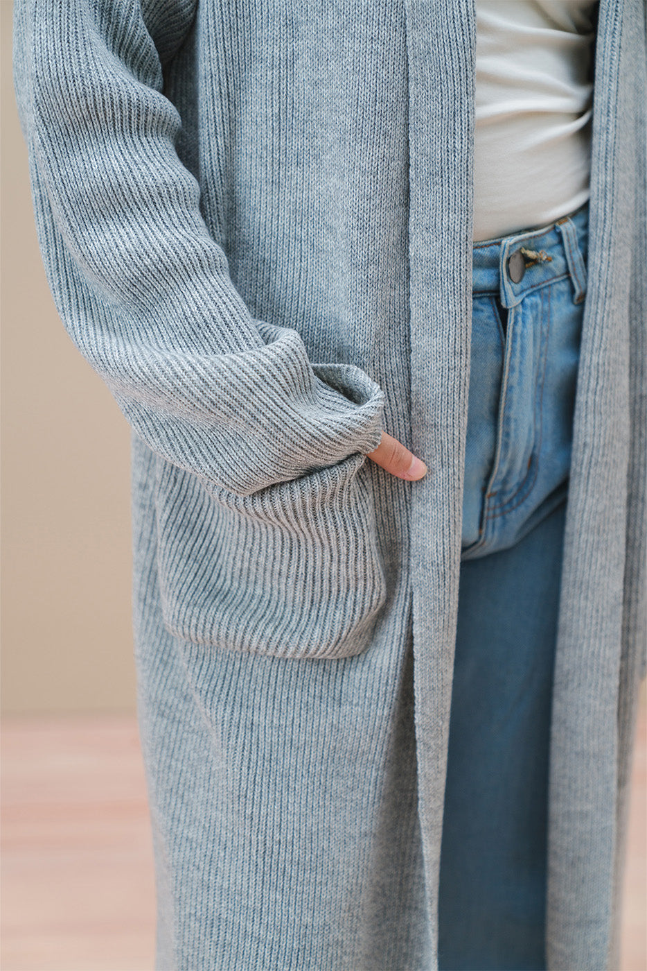 SHAWL COLLAR SHRUG