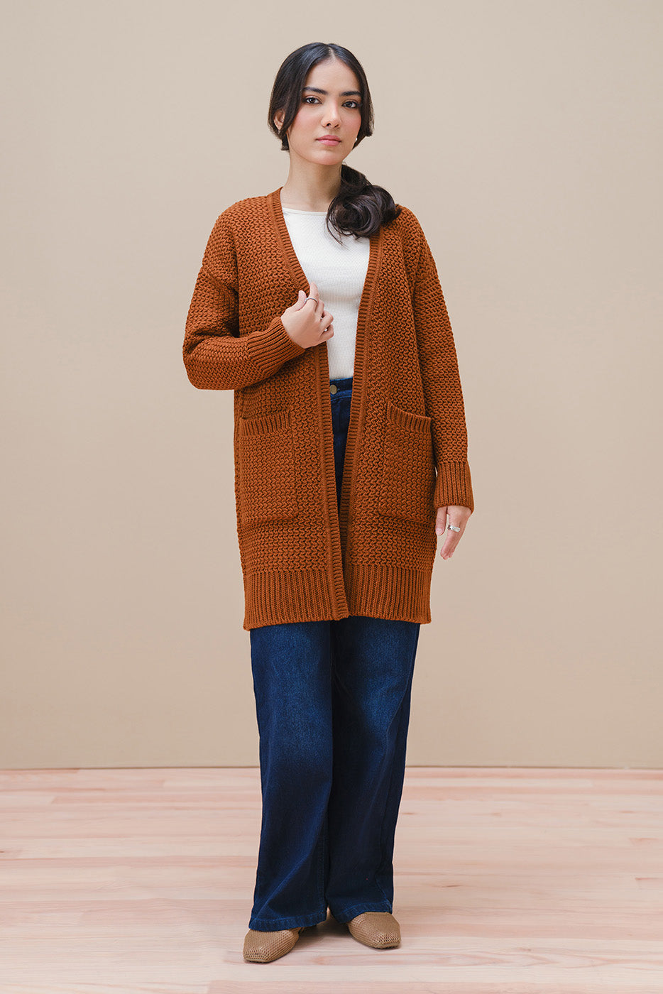 CHUNKY KNIT SHRUG