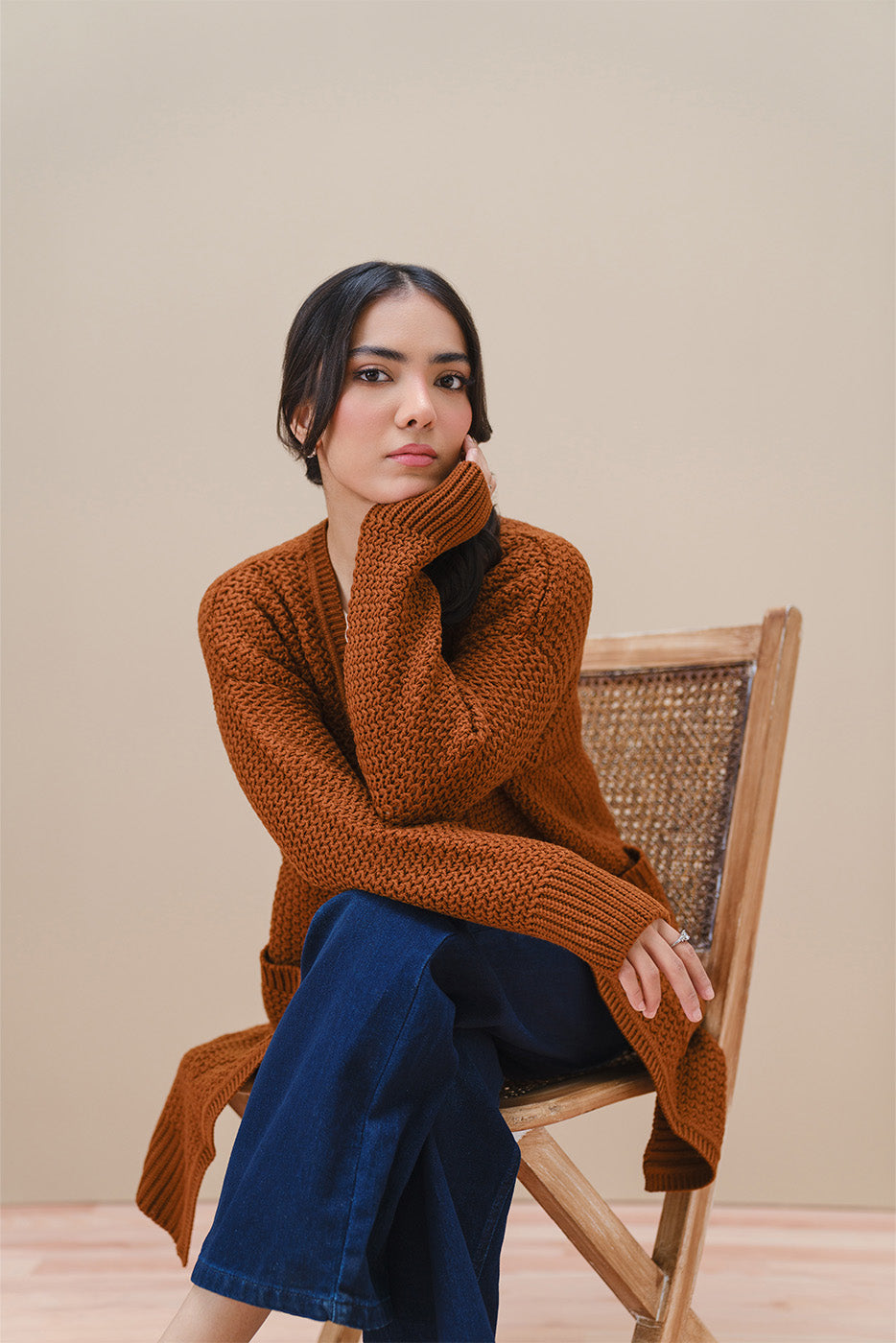 CHUNKY KNIT SHRUG