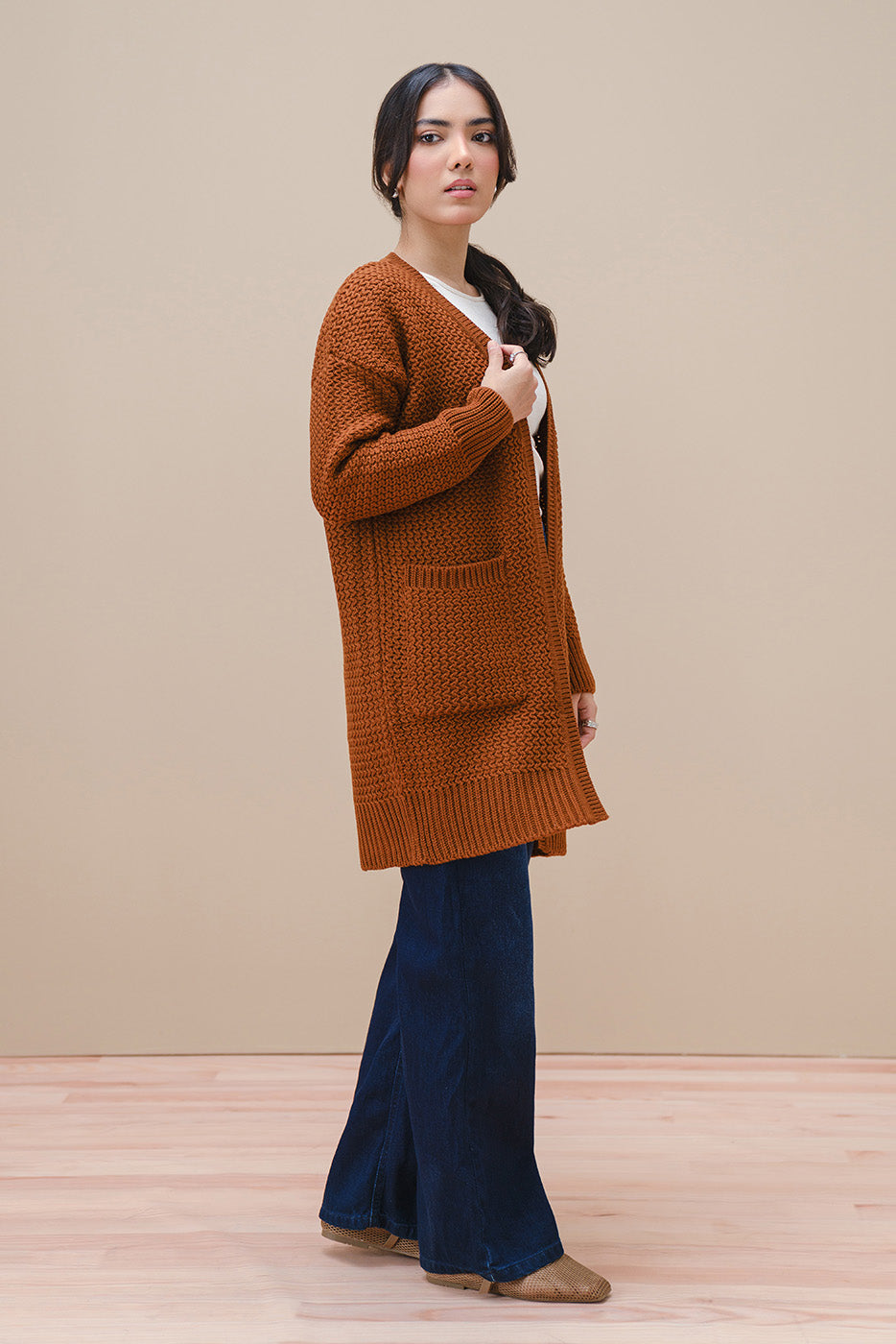 CHUNKY KNIT SHRUG