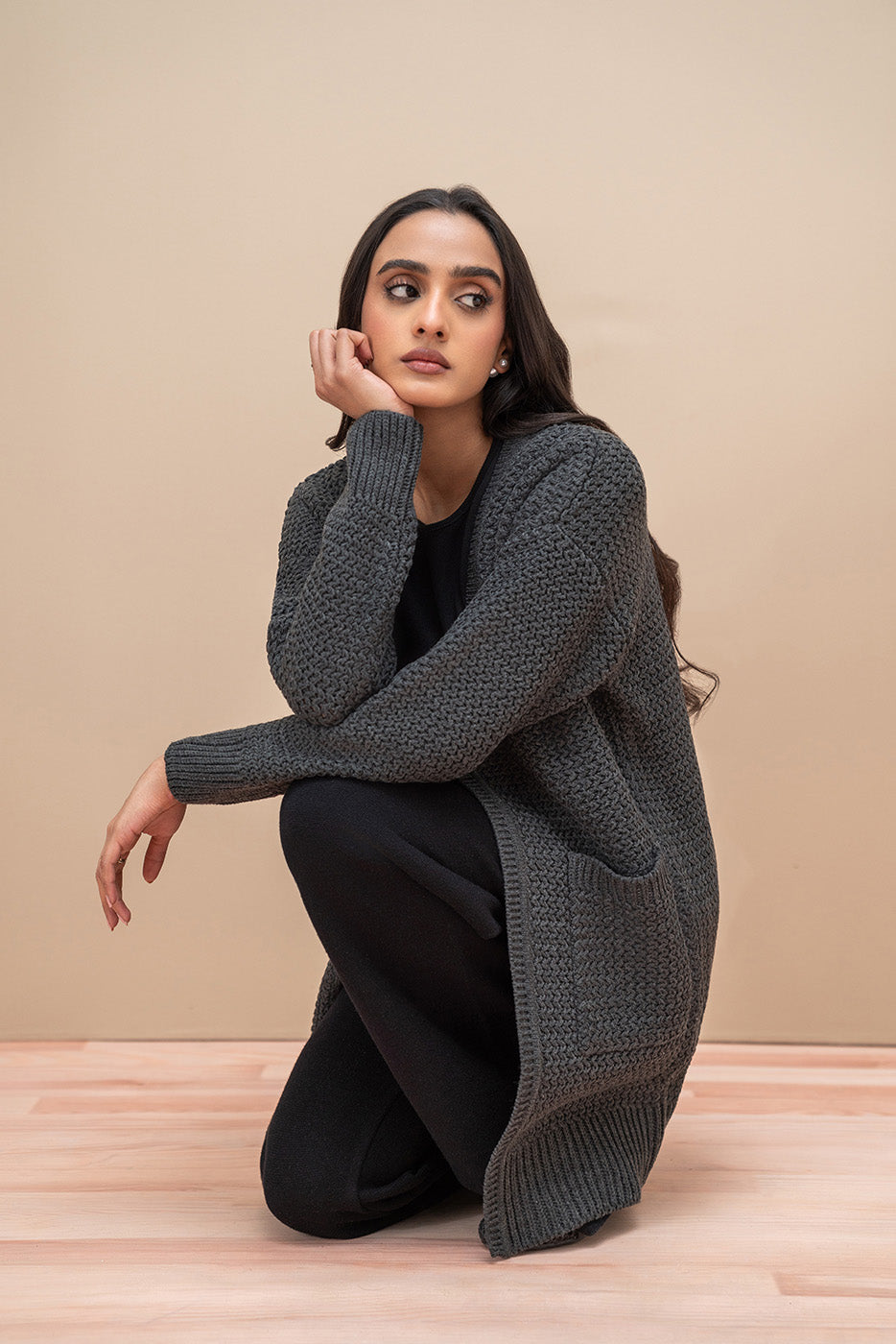 CHUNKY KNIT SHRUG