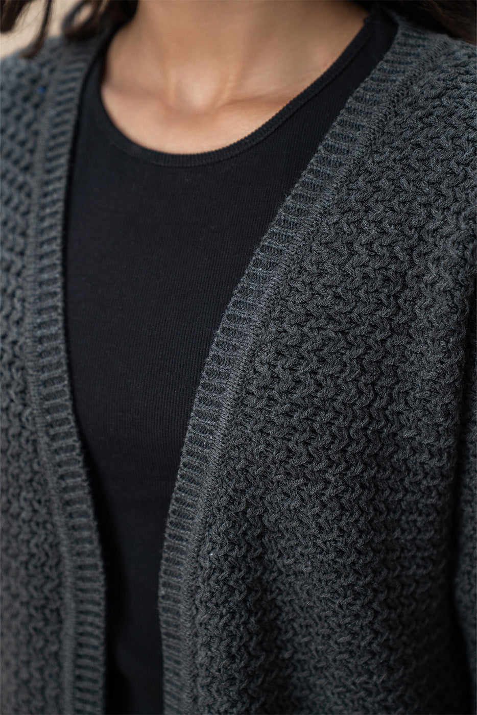 CHUNKY KNIT SHRUG