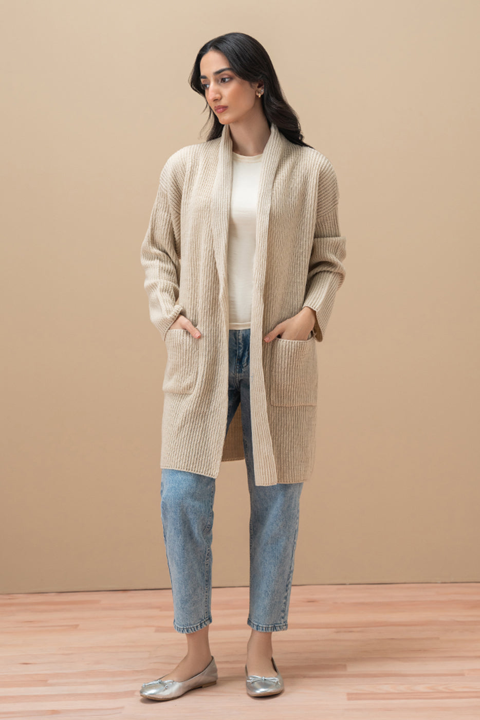 CHUNKY KNIT SHRUG