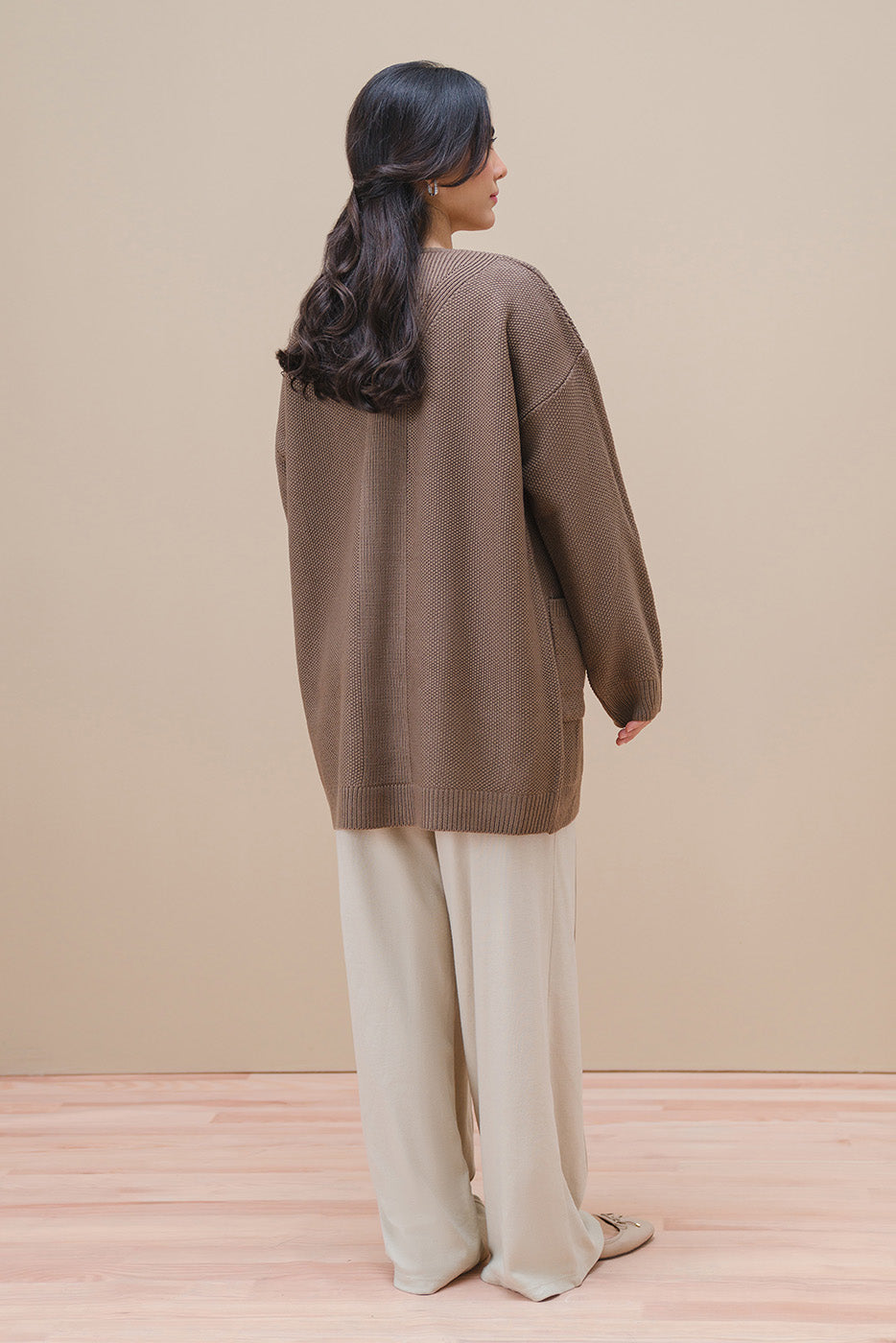 CABLE-KNIT SHRUG