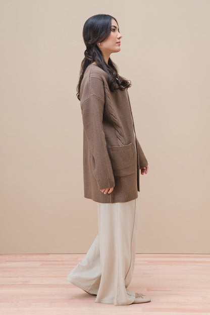 CABLE-KNIT SHRUG