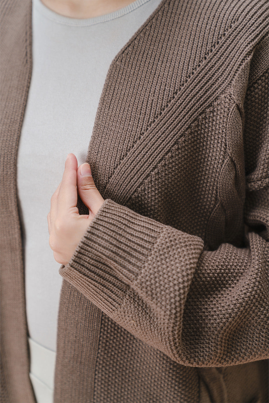 CABLE-KNIT SHRUG