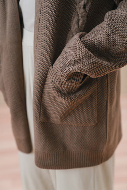 CABLE-KNIT SHRUG