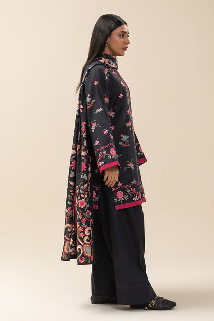 2 PIECE PRINTED SLUB KHADDAR SUIT-ORIENTALIST DREAM (UNSTITCHED)