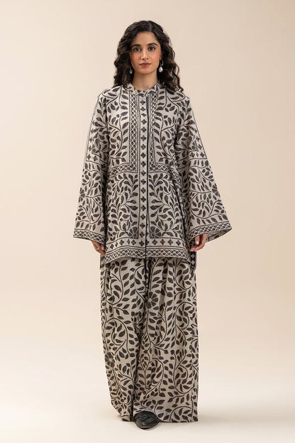 2 PIECE PRINTED LINEN SUIT-SAVANA FIELD (UNSTITCHED)