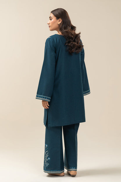 2 PIECE EMBROIDERED MULTI NAPS SUIT-BLUEBELL WHISPER (UNSTITCHED)