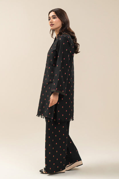 2 PIECE EMBROIDERED MULTI NAPS SUIT-MIDNIGHT BLOSSOM (UNSTITCHED)