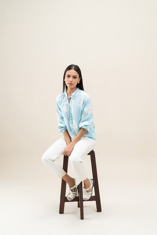 PRINTED FLORAL BLOUSE