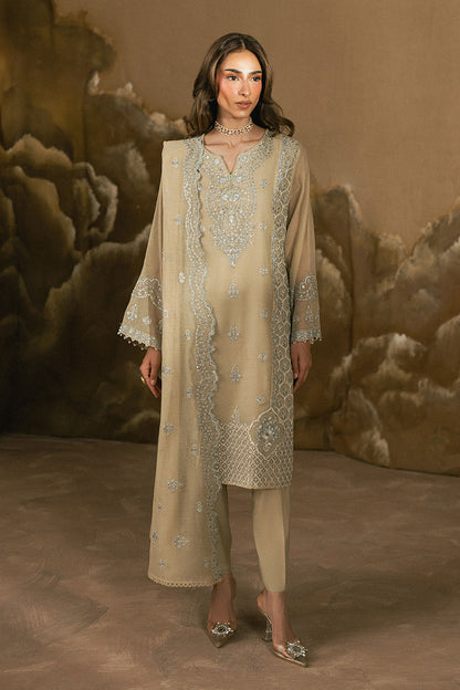 2 PIECE EMBROIDERED COTTON VISCOSE SUIT (LUXURY-PRET)