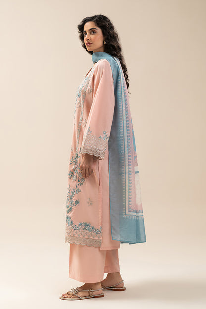2 PIECE EMBROIDERED LAWN SUIT (PRET)