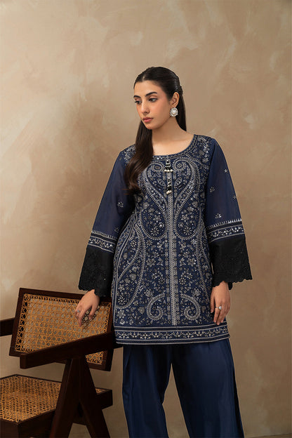 EMBROIDERED COTTON VISCOSE SHIRT (LUXURY-PRET)