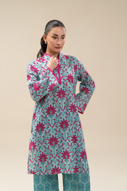PRINTED KHADDAR SHIRT (PRET)