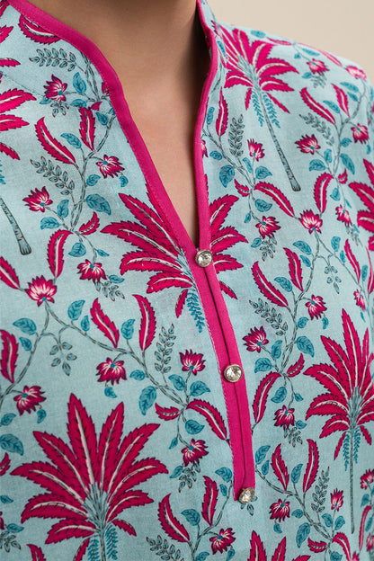 PRINTED KHADDAR SHIRT (PRET)