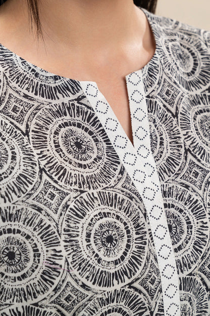 PRINTED KHADDAR SHIRT (PRET)