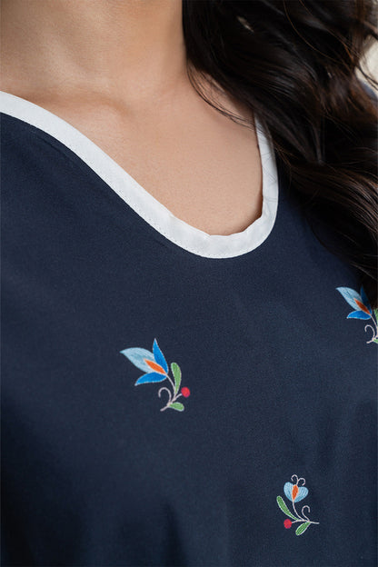 2 PIECE PRINTED COTTON VISCOSE SUIT (PRET)