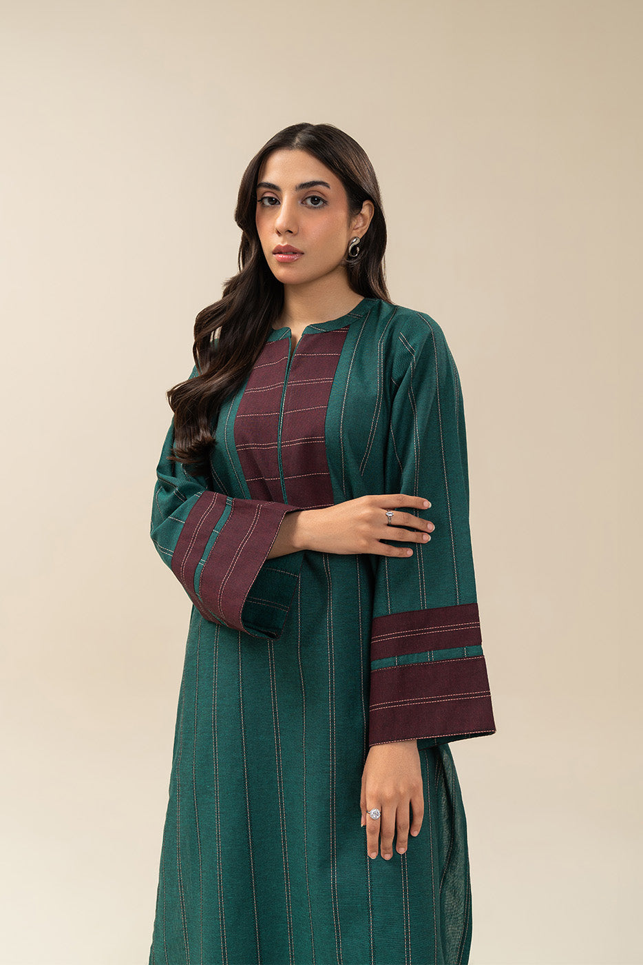 BASIC COTTON VISCOSE SHIRT (PRET)