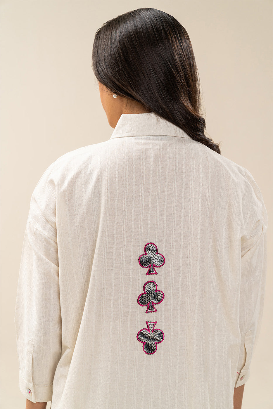 2 PIECE EMBROIDERED DOBBY SUIT (PRET)