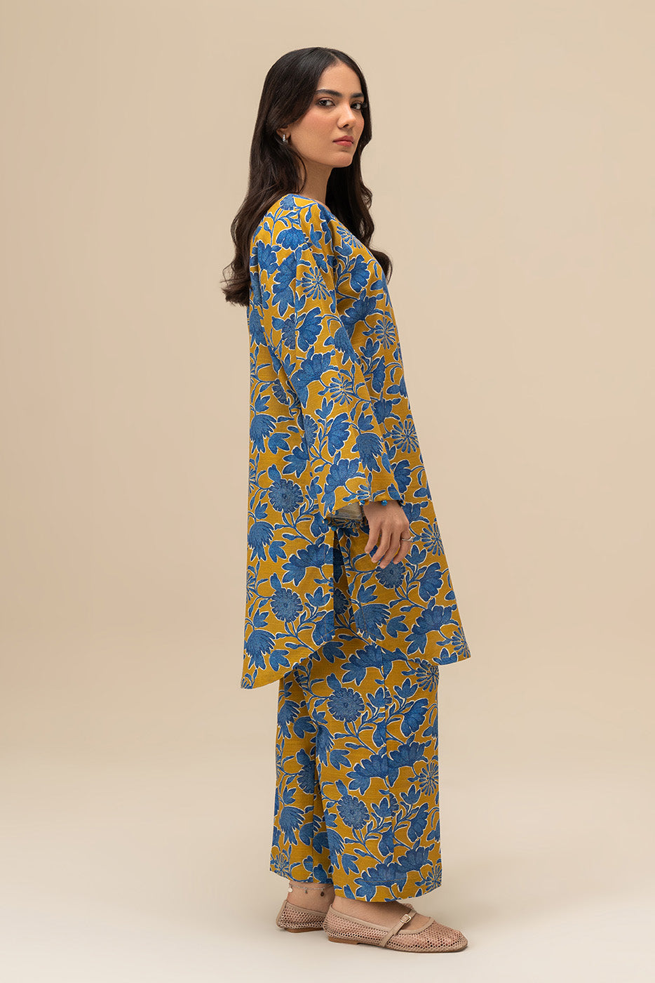 PRINTED KHADDAR SHIRT (PRET)