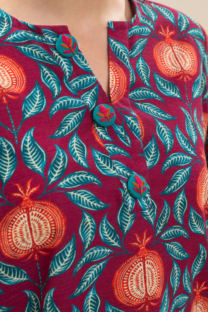 PRINTED KHADDAR SHIRT (PRET)