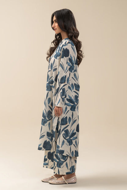 2 PIECE PRINTED KHADDAR SUIT (PRET)