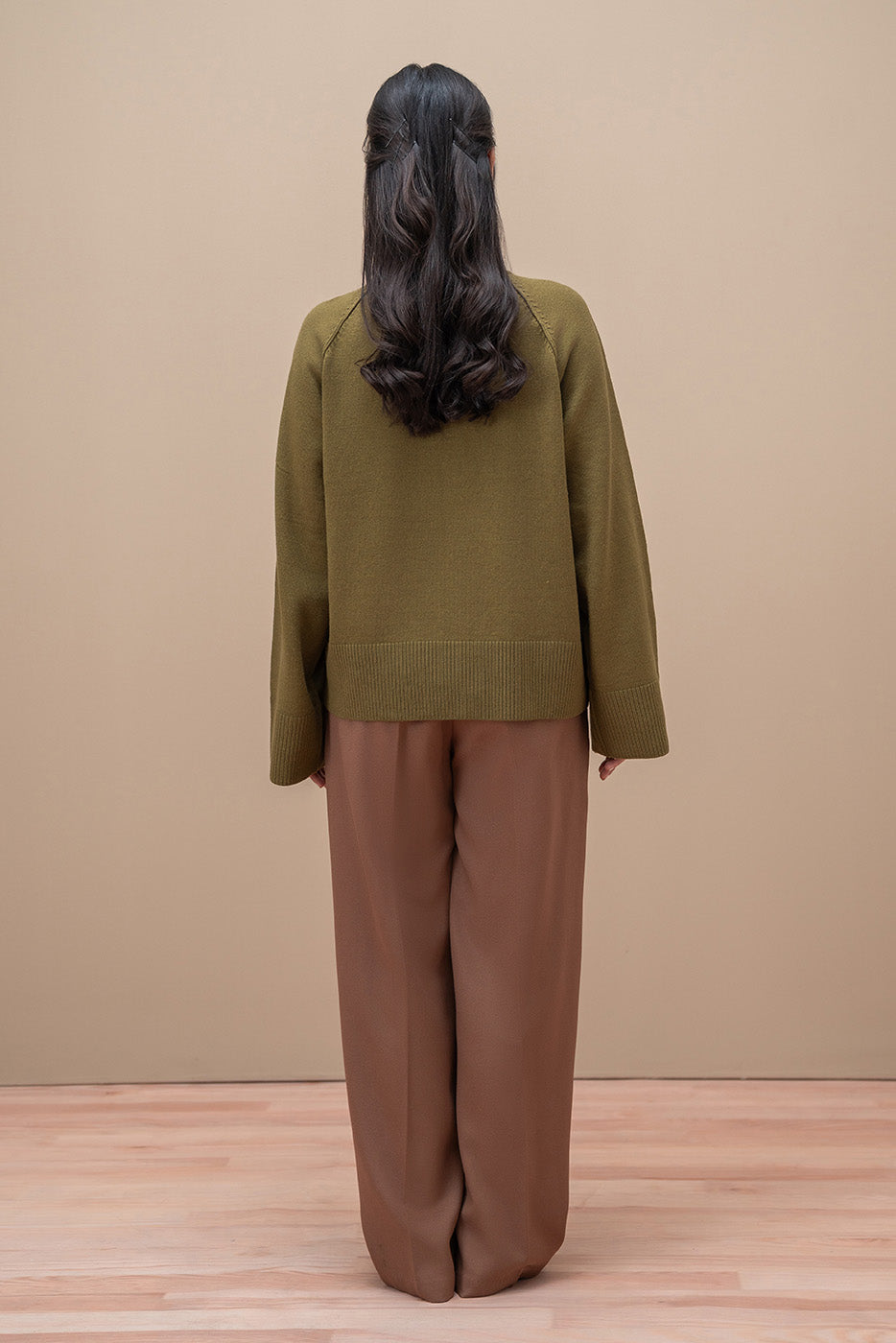 MOCK NECK PULLOVER