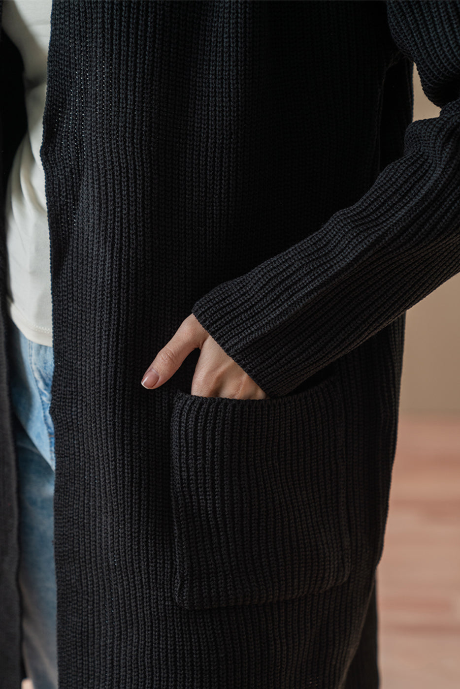 CHUNKY KNIT SHRUG